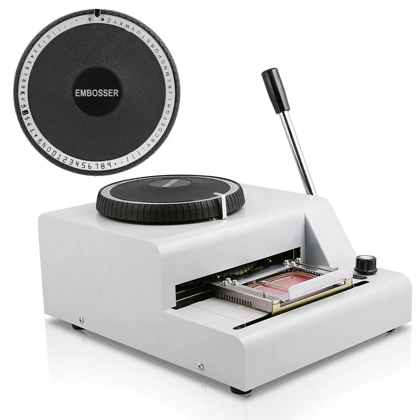 PVC Card Emboss Machine Manual Embossing 72 Characters